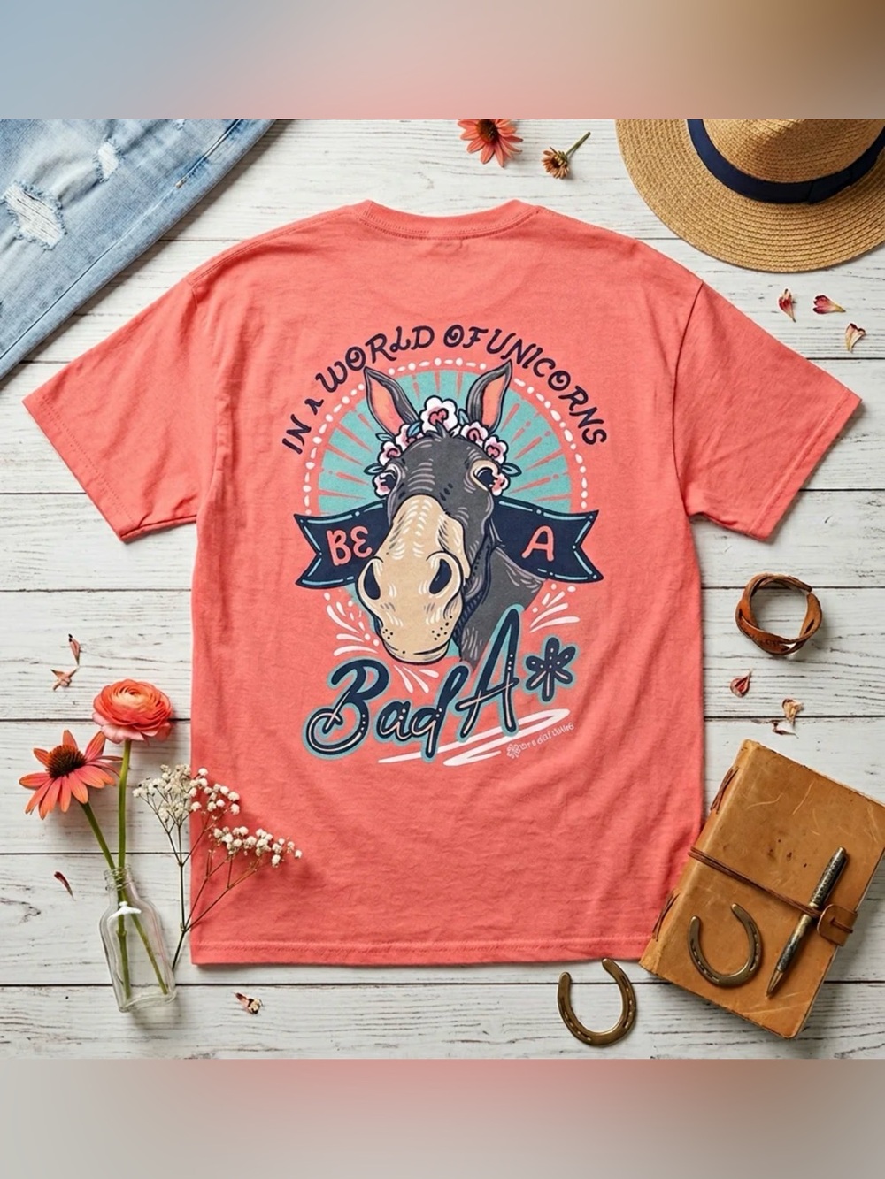 Southern-Chic style graphic tee.